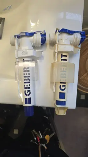 מנגנוני מילוי מקוריים של גבריט (Geberit) לניאגרה סמויה